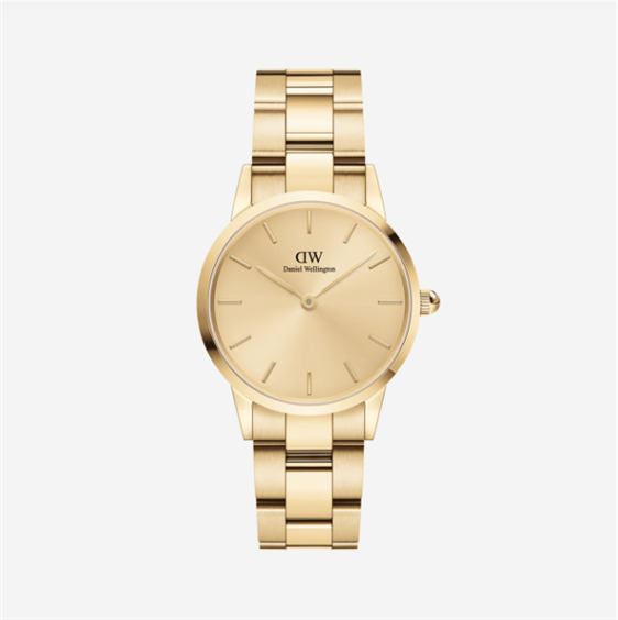 Orologio Daniel Wellington Donna Iconic Link in Acciaio placcato oro giallo DW00100403 - DW00100403